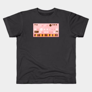 Peach Volca Bass Synthesizer Kids T-Shirt